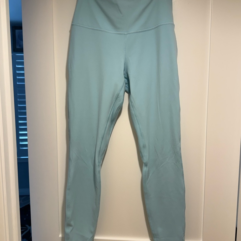 Lululemon Align Sky Blue High-Waisted Leggings - double lined size 10